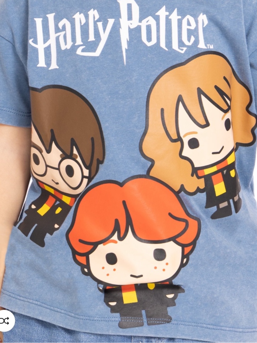 Harry Potter Toddler Blue Unisex Graphic Short Sleeve Tee Shirt Size 5T NWT - Picture 3 of 7